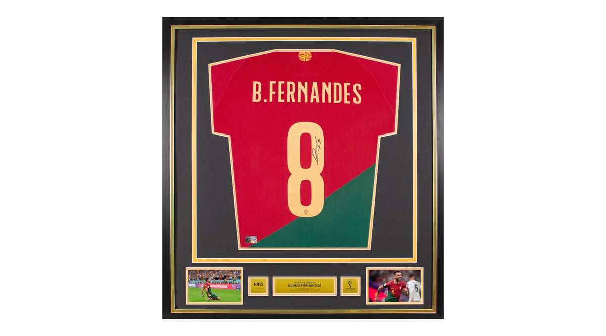 Bruno Fernandes Signed Portugal Jersey Fifa Qatar World Cup