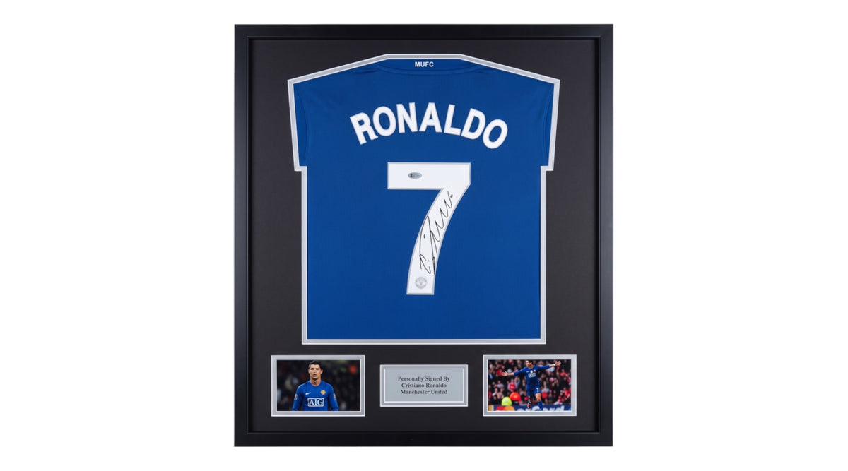 Cristiano Ronaldo Signed Manchester United Jersey Third Kit