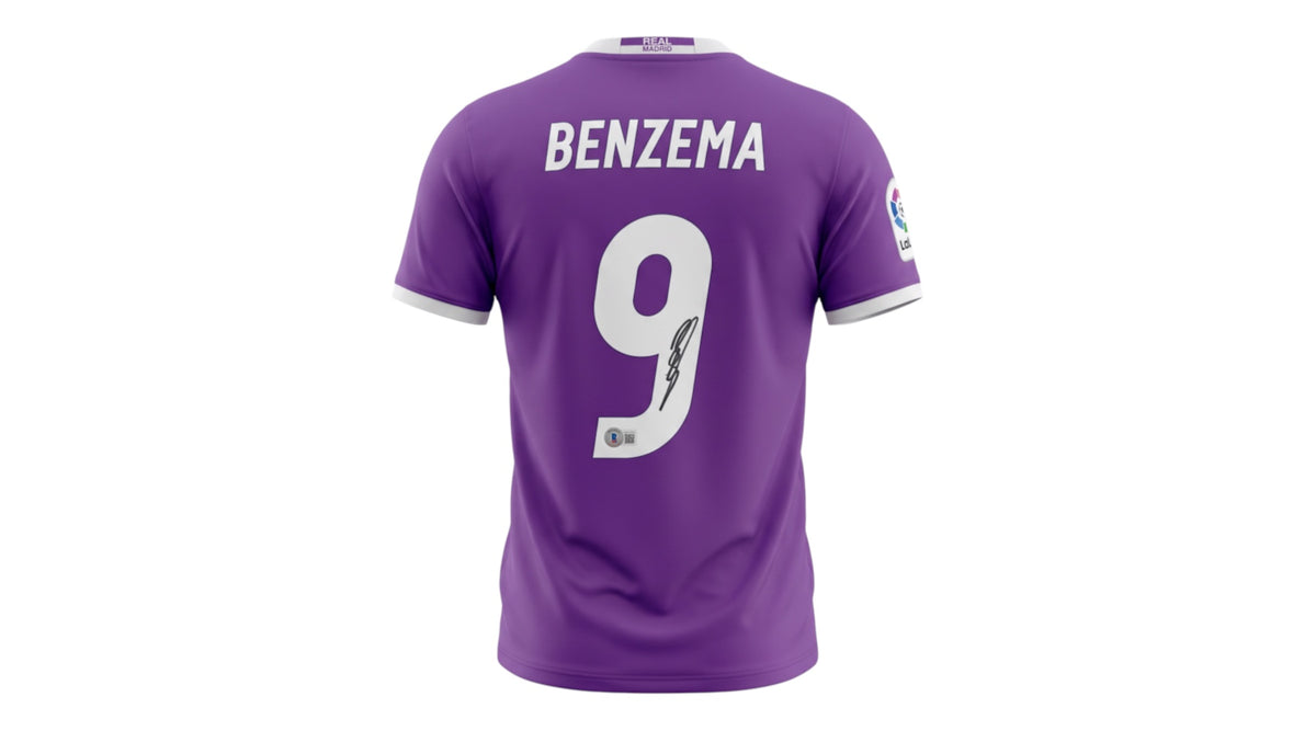 Karim Benzema Signed Real Madrid Jersey