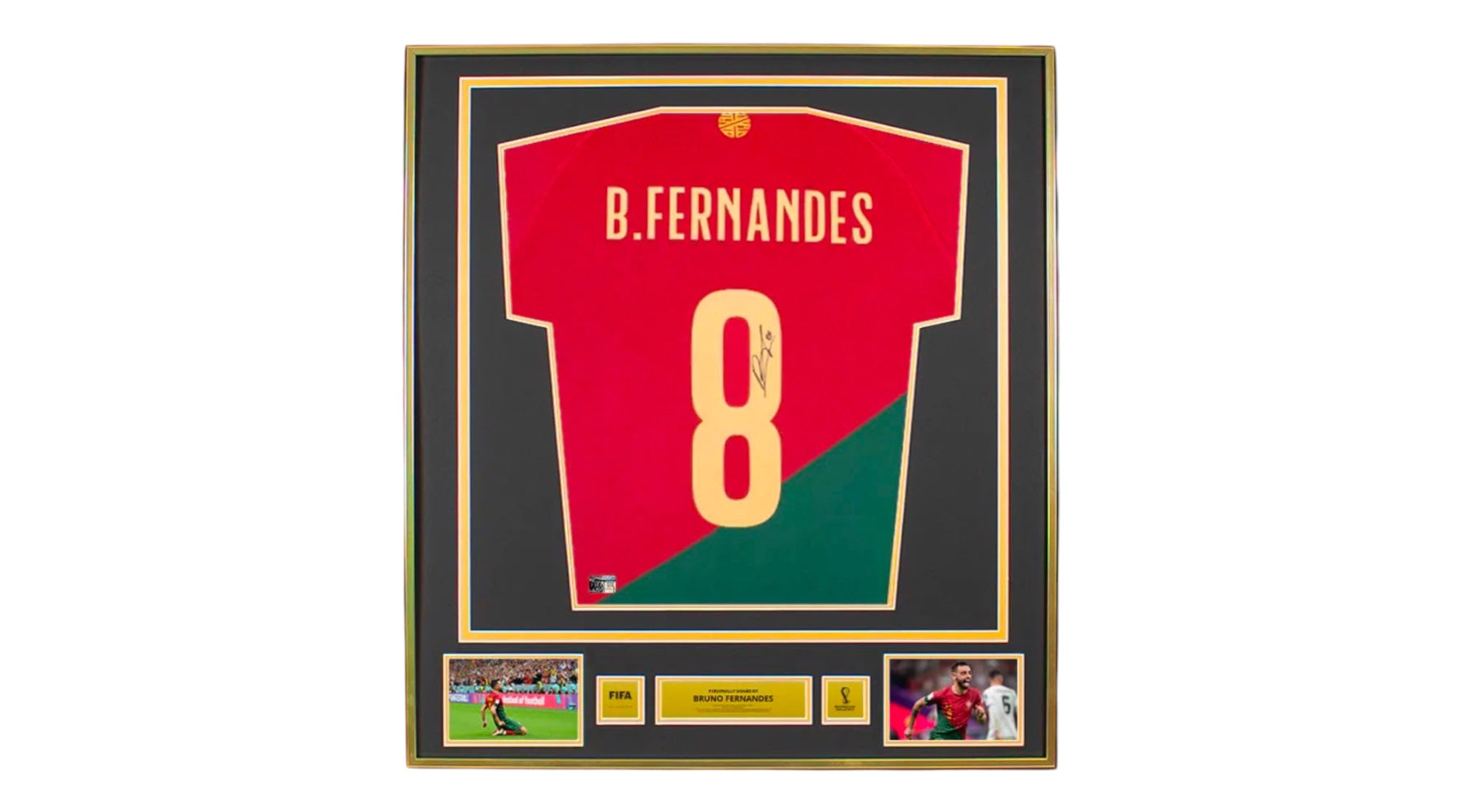 Bruno Fernandes Signed Portugal Jersey Fifa Qatar World Cup