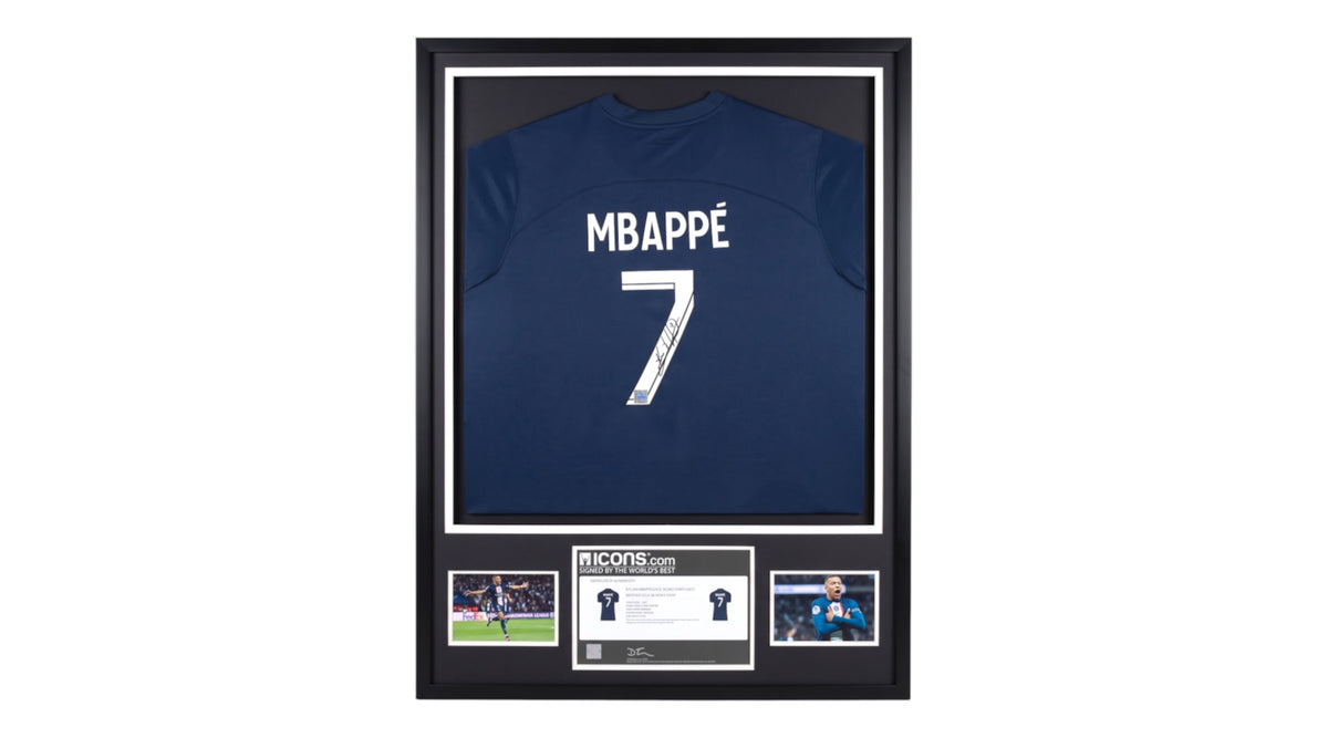 Kylian Mbappe Signed PSG Jersey