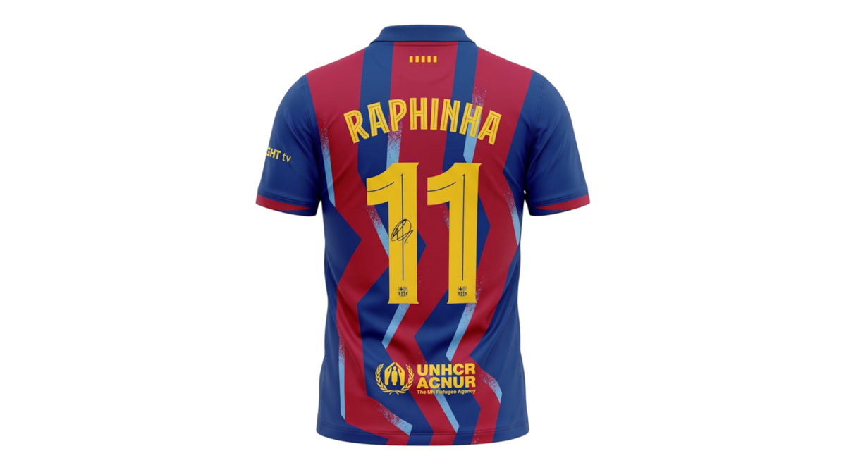 Raphinha Signed Barcelona Jersey