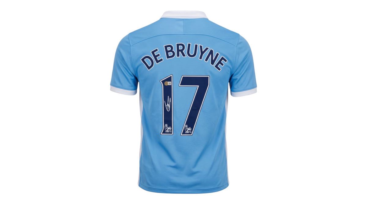 Kevin De Bruyne Signed Manchester City Jersey