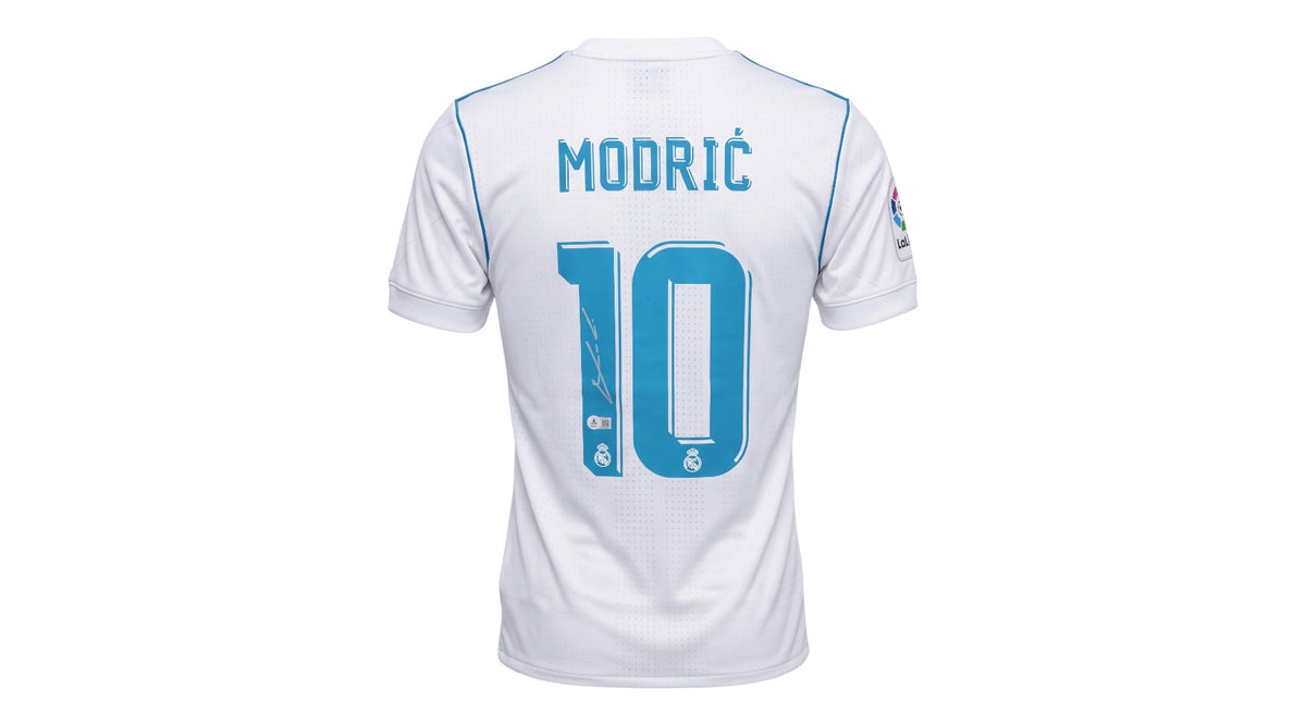 Luka Modric Signed Real Madrid Jersey