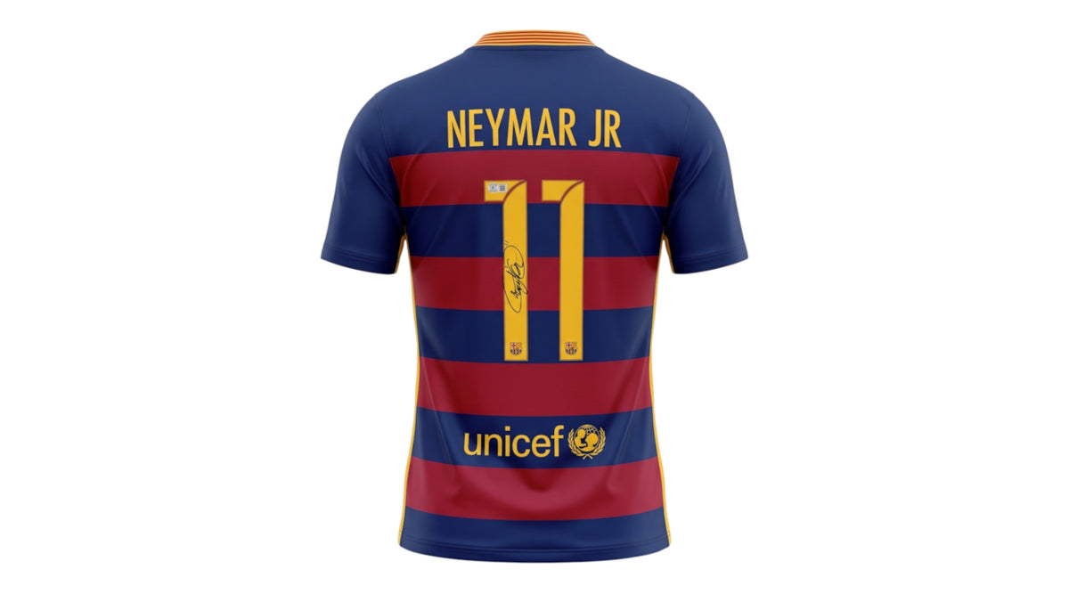 Neymar Jr Signed Barcelona Jersey