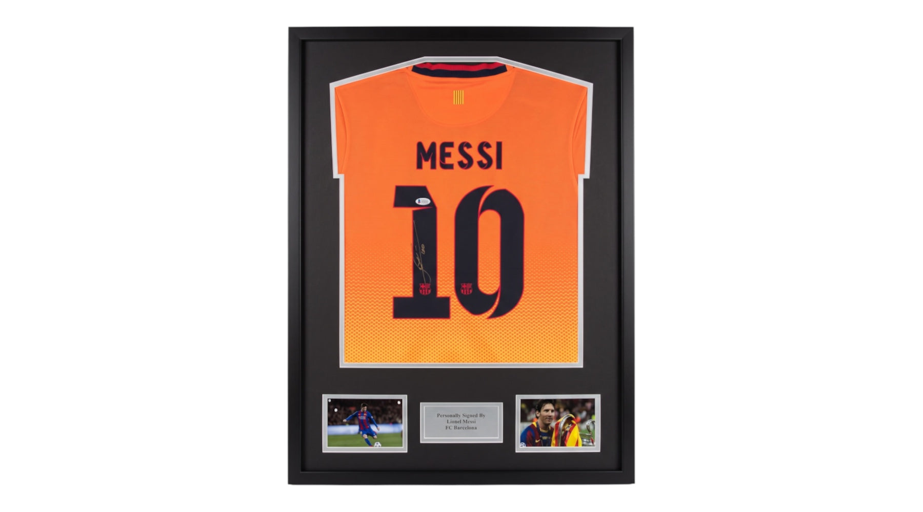 Lionel Messi Signed Barcelona Jersey Away Kit