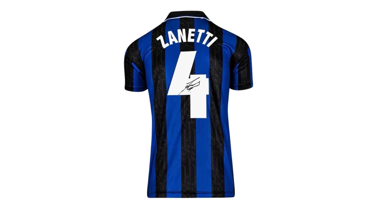 Javier Zanetti Signed Internazionale Jersey